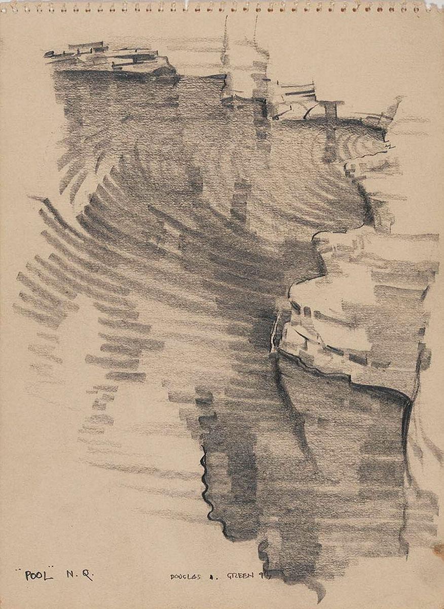 Artwork Pool, North Queensland this artwork made of Pencil on paper, created in 1943-01-01