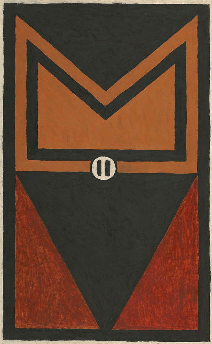 Artwork Yal Sibil (from 'Garpa / Ground Paintings' series) this artwork made of Organic material on paper, created in 2023-01-01