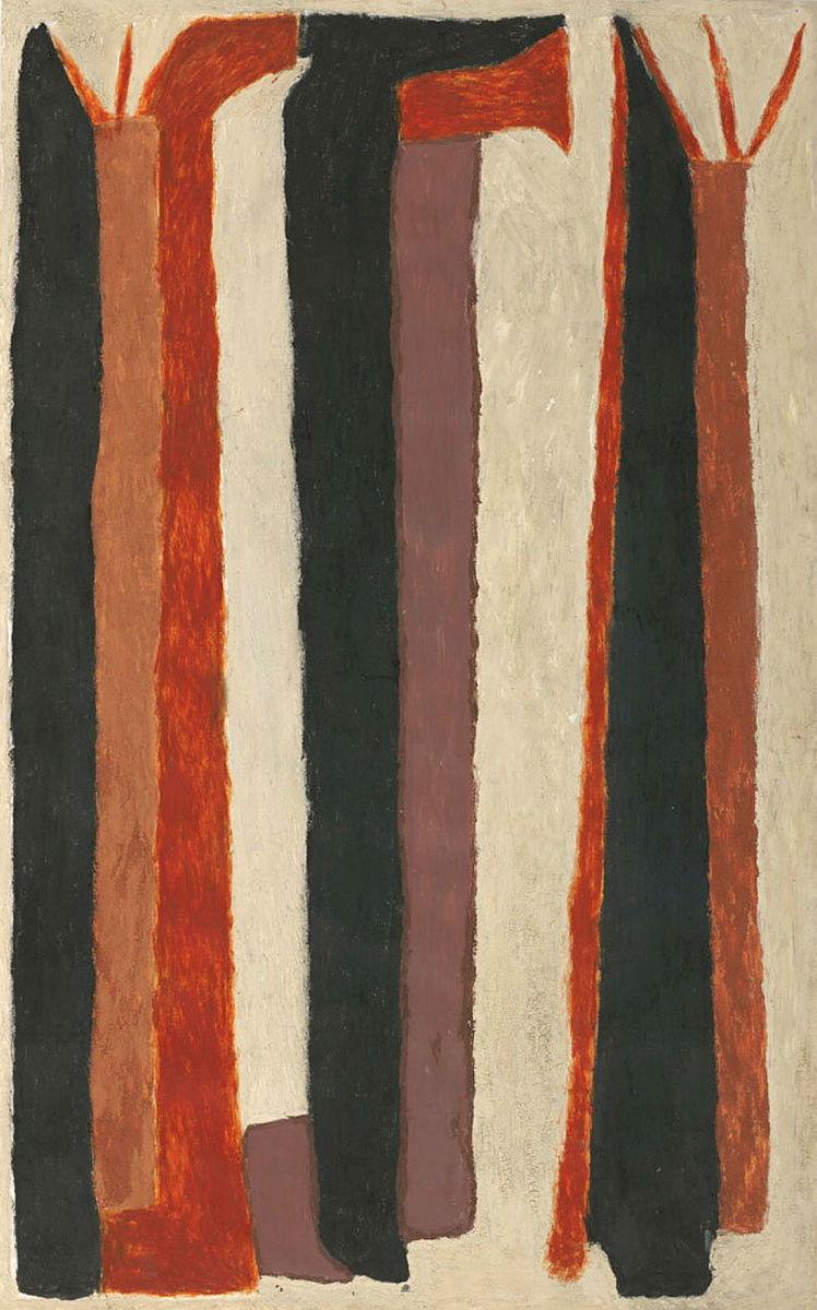 Artwork Silva be (from 'Garpa / Ground Paintings' series) this artwork made of Organic material on paper, created in 2023-01-01