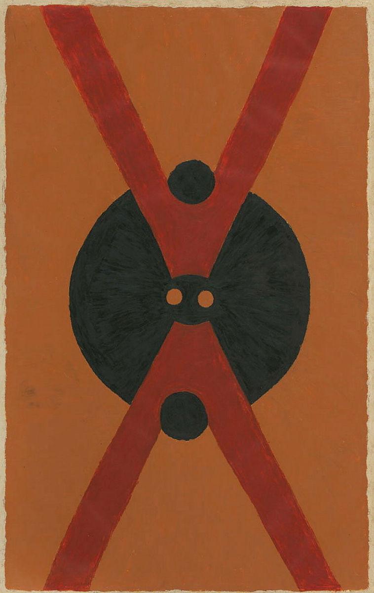 Artwork Kuman Tapai (from 'Garpa / Ground Paintings' series) this artwork made of Organic material on paper, created in 2023-01-01