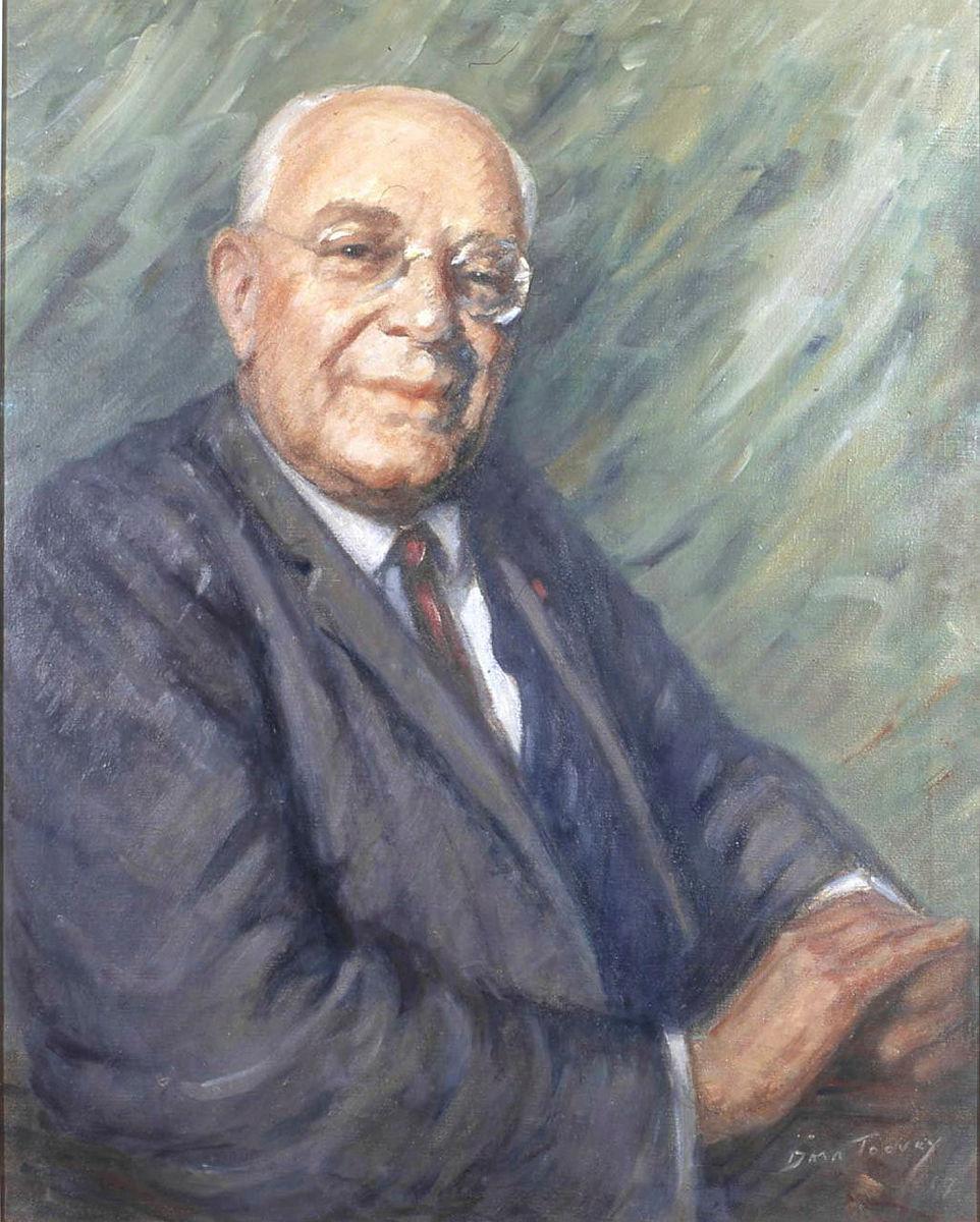 Artwork Sir Raphael Cilento this artwork made of Oil on canvas, created in 1966-01-01