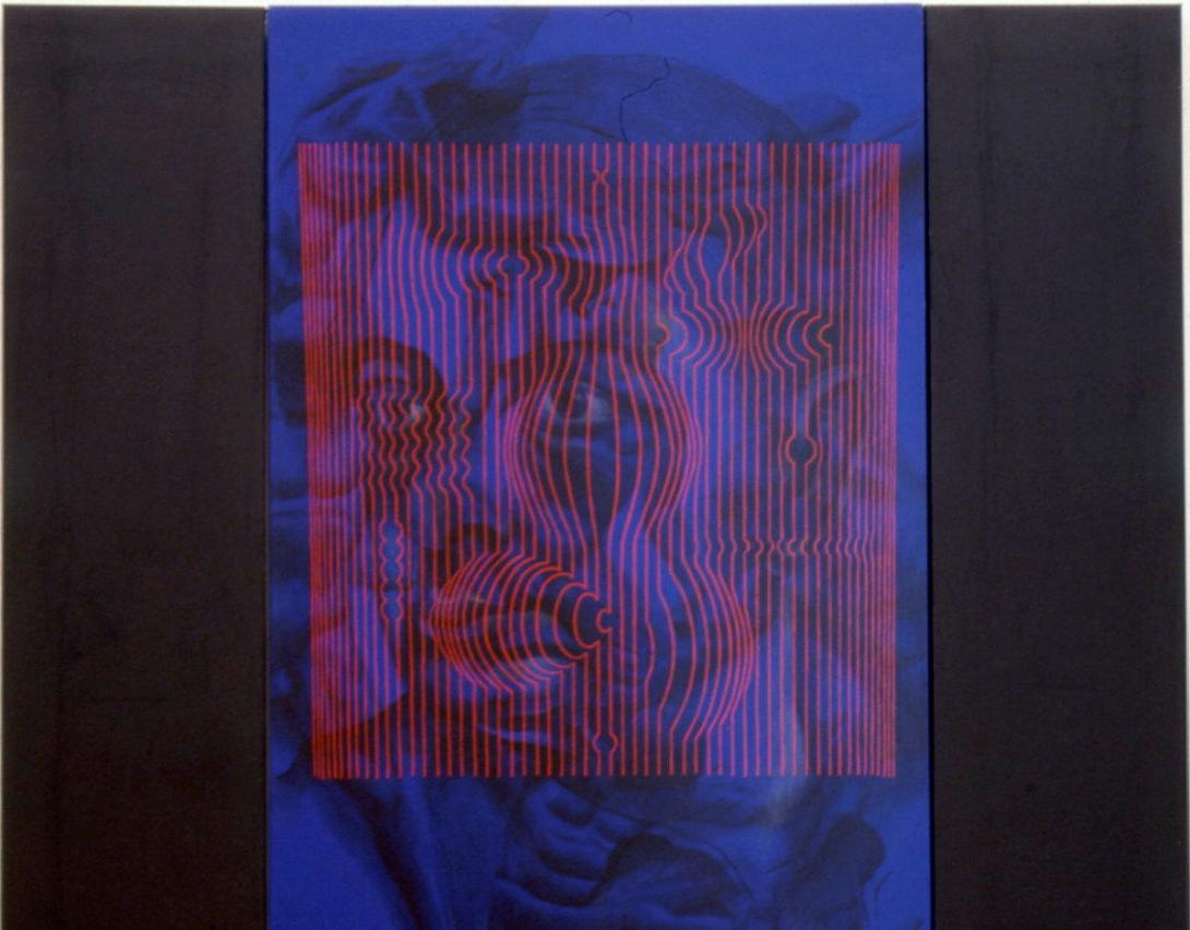 Artwork Enemy of irony this artwork made of Synthetic polymer paint on canvas, created in 1990-01-01