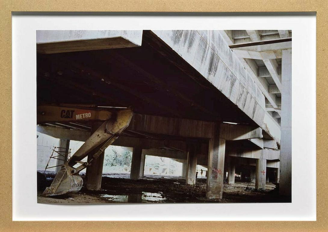 Artwork Untitled (under the flyover #3) this artwork made of Ultra-glossy type C photograph on paper in medium density fibreboard frame, created in 1998-01-01