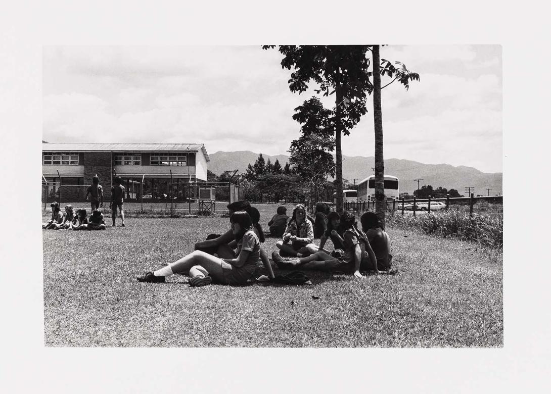 Artwork Tully High School sports day, September 1978 (from 'Four and a half months in the North' series) this artwork made of Gelatin silver photograph on paper, created in 1978-01-01