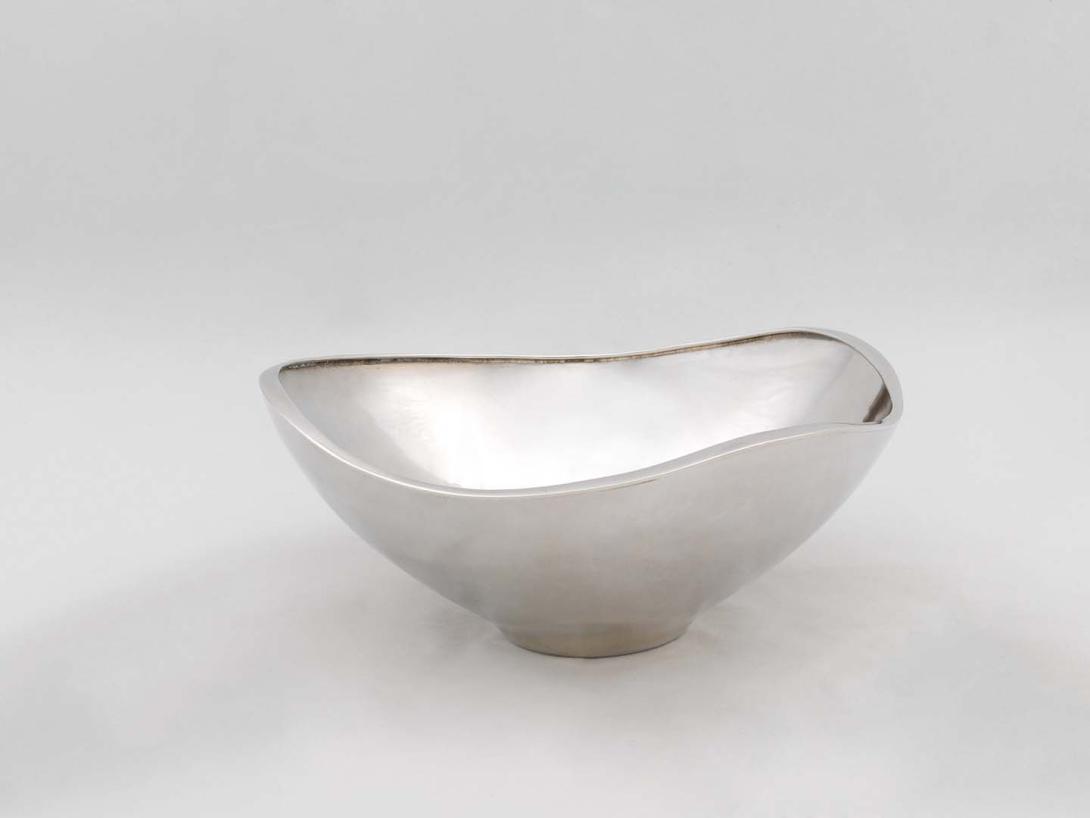 Artwork Bowl this artwork made of Silver raised freeform bowl in the Scandanavian taste, created in 1961-01-01