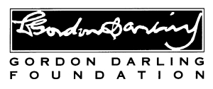Logo of the Gordon Darling Foundation, with whose support the book 'Joe Furlonger: Horizons' was published.