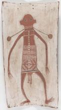 Lumaluma figure in an Indigenous Australian Art style
