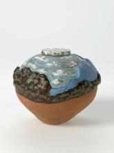 Detail, Pot:  Pmere Nuka (My country) 1994 HUDSON, Noreen Ngala