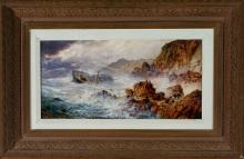 A framed oil painting by Isaac Walter Jenner.