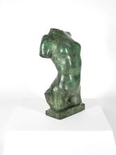 The front left side view of Auguste Rodin's 'Torse de jeune femme (A young woman's torso).