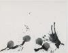 The fourth Sumi ink drawing on Japanese Kochi paper from Max Gimblett's 'All mind/no mind 1-7 (portfolio)'.