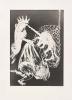 The seventh etching by Arthur Boyd from 'The Lady and The Unicorn' portfolio.