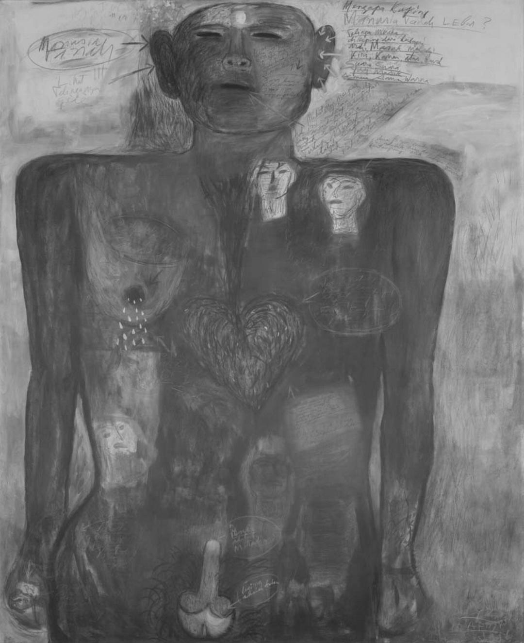 Slider: Near-infrared, Manusia tanah (The earth human) 1996 CHRISTANTO, Dadang