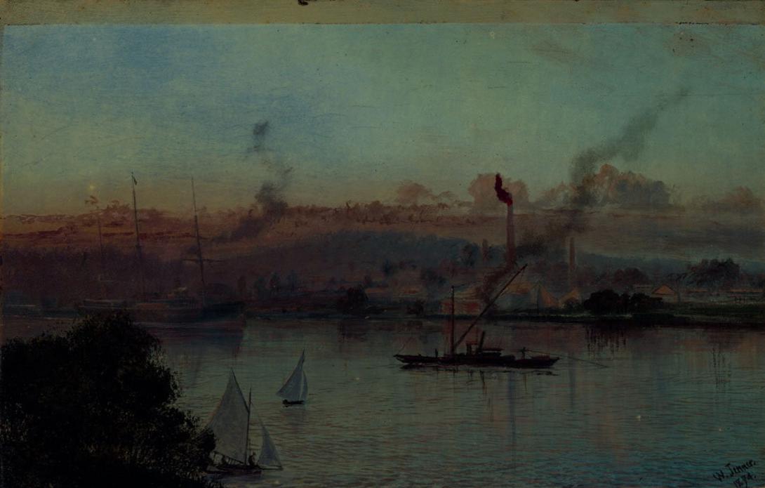 Slider: UV, Brisbane River, Bulimba Reach 1894 JENNER, Isaac Walter