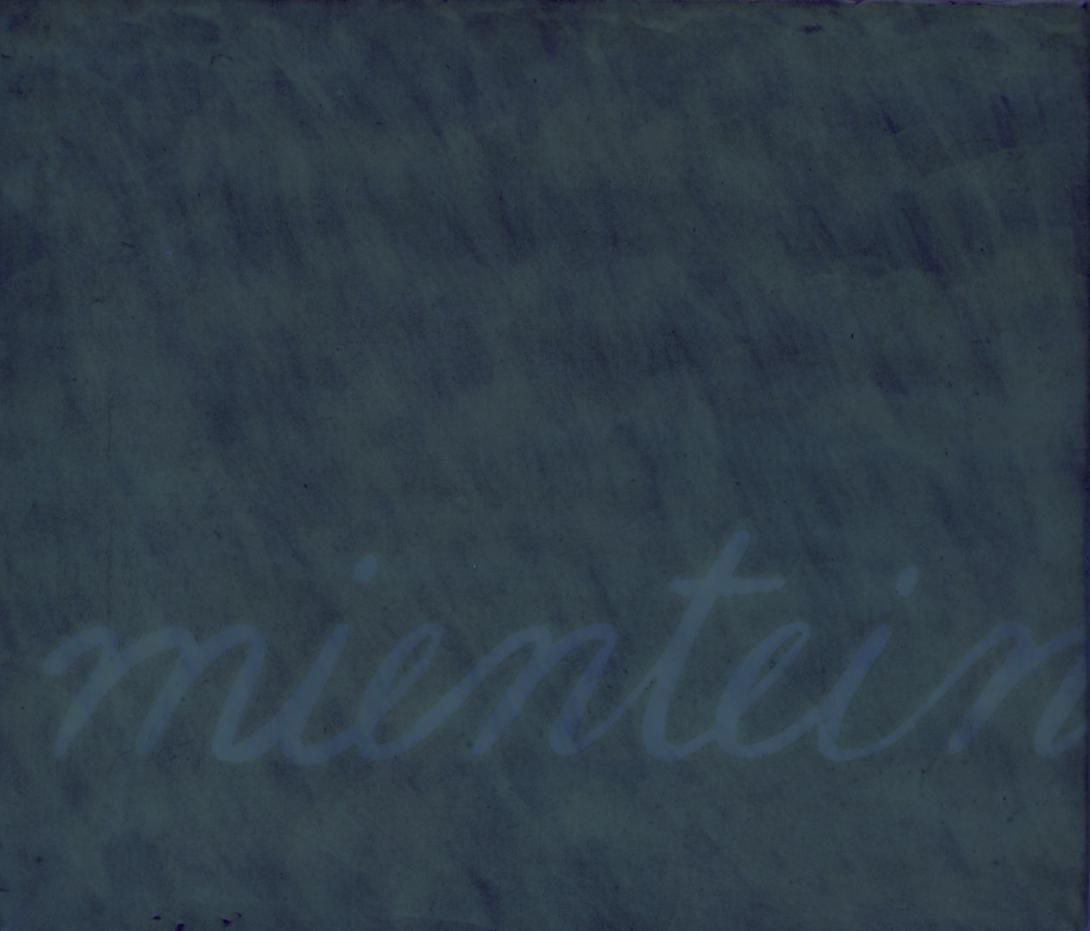 Slider: UV, Trial canvas I for the 'Tromemanner' panels 1989 MADDOCK, Bea