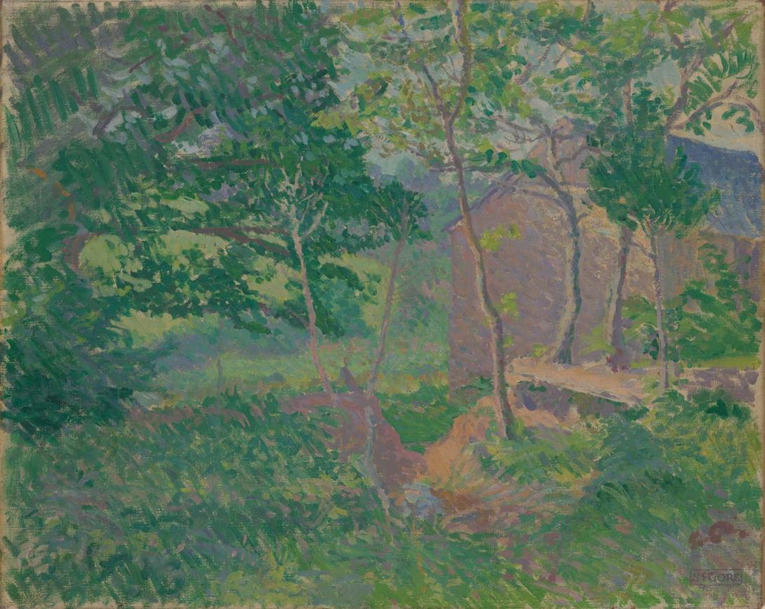 Slider: Raking light, English landscape c.1907 GORE, Spencer