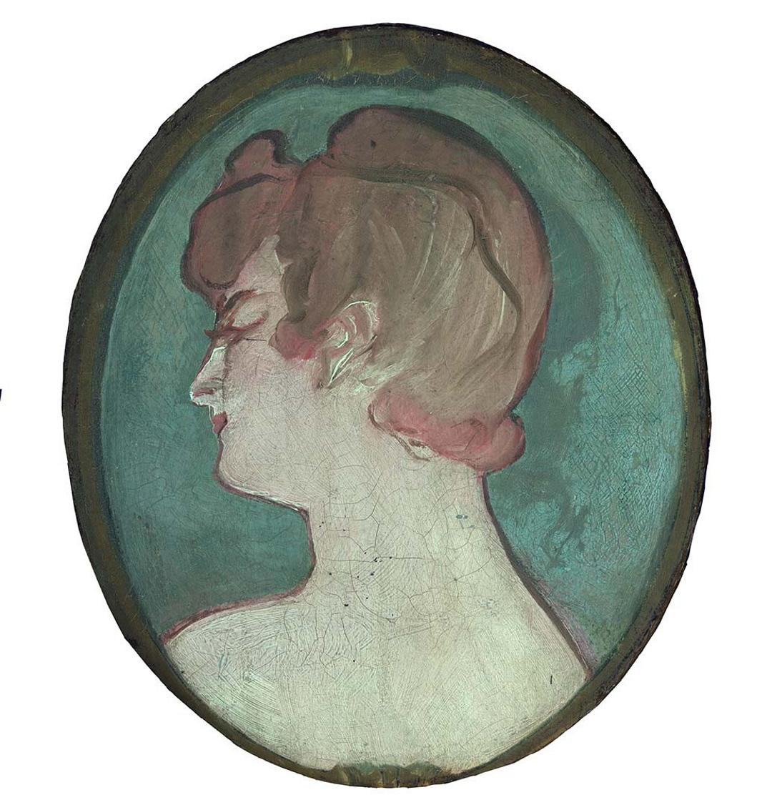 Slider: UV, Tete de fille (Head of a girl) 1892 