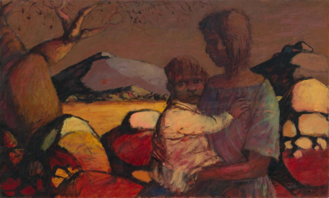 Slider: Raking light, Mother and child 1963 DRYSDALE, Russell