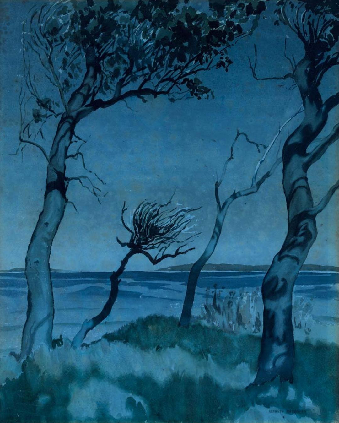 Slider: UV, Trees at Sunshine Coast c.1957 MACQUEEN, Kenneth