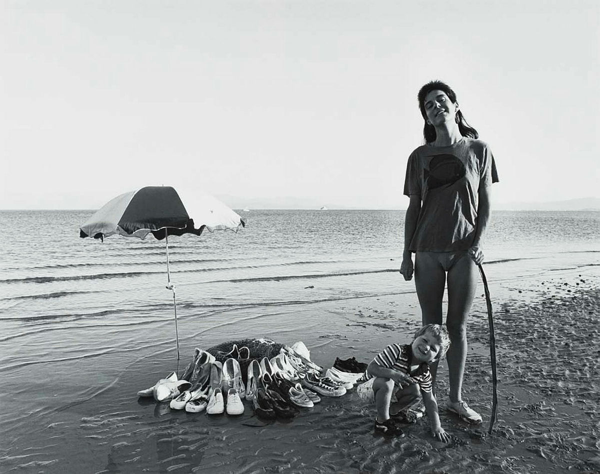 Cherie Daniels, reef walker, Magnetic Island (from 'Journeys north'  portfolio) 1986-87