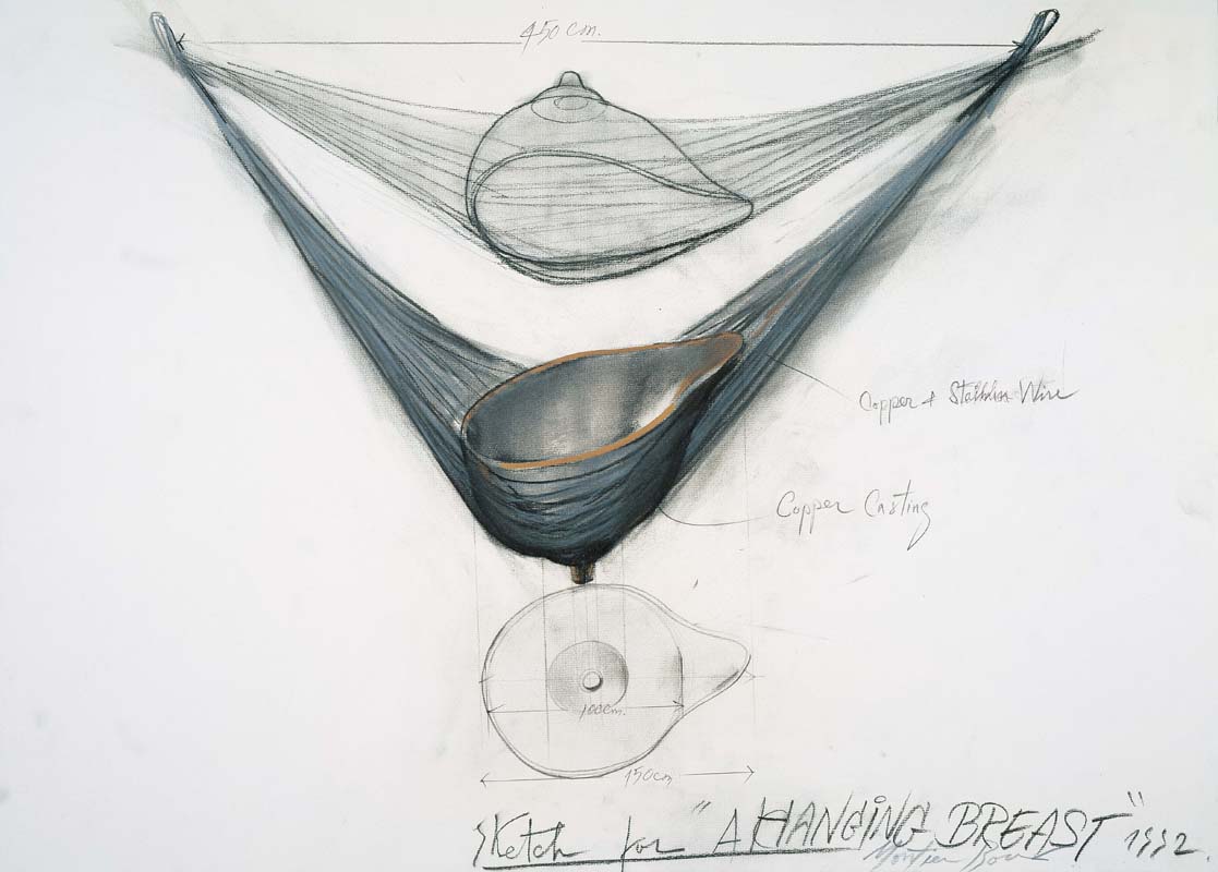 Sketch for 'A hanging breast' 1992