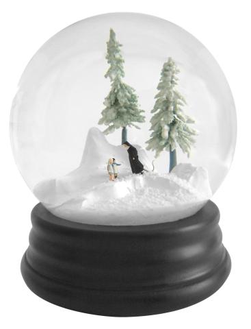 Artwork Traveler 201 this artwork made of Snow globe