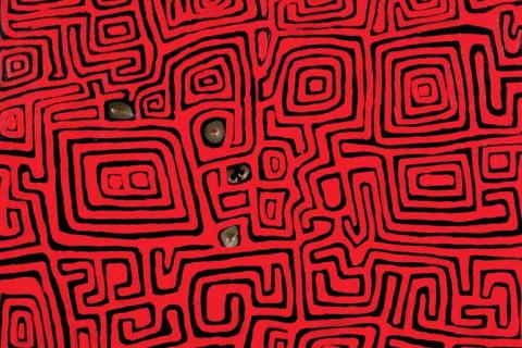 Jackie Kurltjunyintja Giles / Pintubi/Ngaanyatjarra people / WA Australia 1937–2010 / Valiant 2007 / Synthetic polymer paint on metal / Purchased 2008. The Queensland Government's Gallery of Modern Art Acquisitions Fund / © Jackie Kurltjunyintja Giles / Photograph: N Harth, QAGOMA