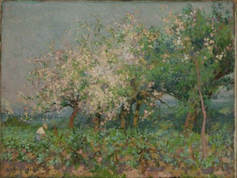 Artwork Apple blossom this artwork made of Oil on canvas, created in 1902-01-01
