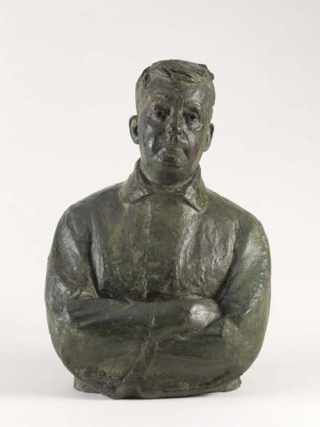 Artwork Bust of Dr J.V. Duhig this artwork made of Bronze