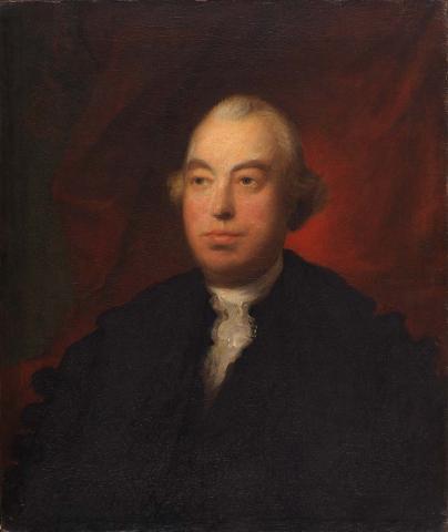 Artwork John Smith Esq., Clerk to the Drapers' Company this artwork made of Oil on canvas, created in 1787-01-01