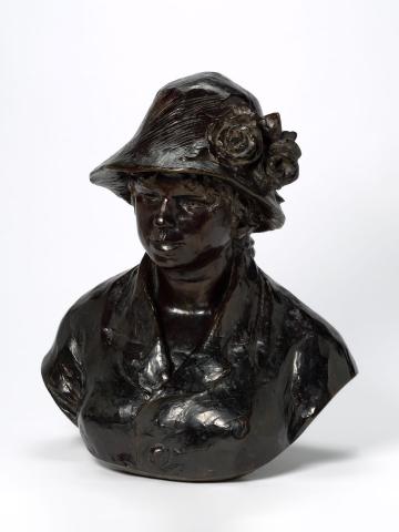 Artwork Portrait of Madame Renoir this artwork made of Bronze, created in 1915-01-01