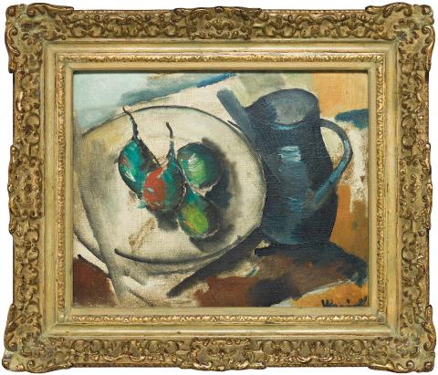 Artwork Nature morte (Still life) this artwork made of Oil on canvas, created in 1907-01-01