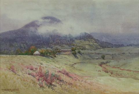 Artwork Landscape this artwork made of Watercolour on wove paper, created in 1888-01-01