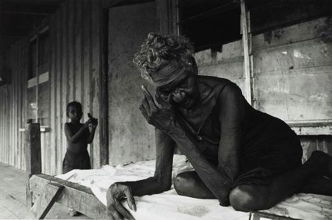 Artwork Ethel Colin, Kowanyama, Cape York (from 'Journeys north' portfolio) this artwork made of Gelatin silver photograph on paper, created in 1987-01-01