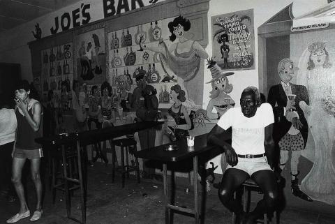 Artwork Pub bar interior, Thursday Island (from 'Journeys north' portfolio) this artwork made of Gelatin silver photograph on paper, created in 1987-01-01