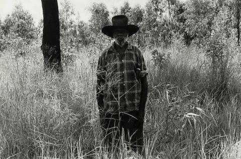 Artwork Patrick Eric, Kowanyama, Cape York (from 'Journeys north' portfolio) this artwork made of Gelatin silver photograph on paper, created in 1987-01-01