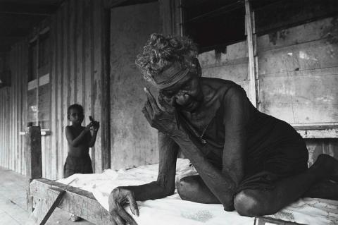 Artwork Ethel Colin, Kowanyama, Cape York (from 'Journeys north' portfolio) this artwork made of Gelatin silver photograph on paper, created in 1987-01-01