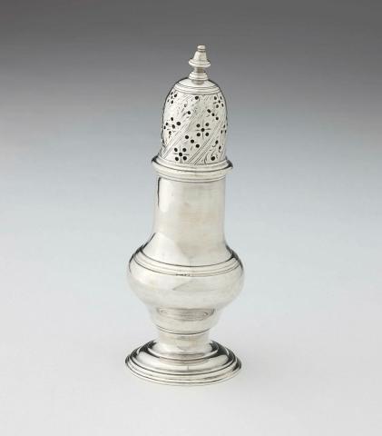 Artwork Sugar caster this artwork made of Silver cast and raised with acorn finial, created in 1761-01-01