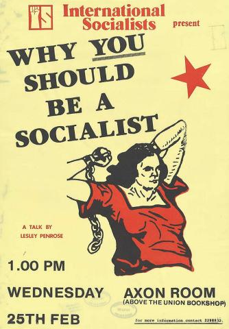 Artwork Why you should be a socialist this artwork made of Screenprint on paper, created in 1987-01-01