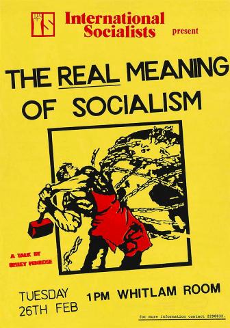 Artwork The real meaning of socialism this artwork made of Screenprint on paper, created in 1985-01-01