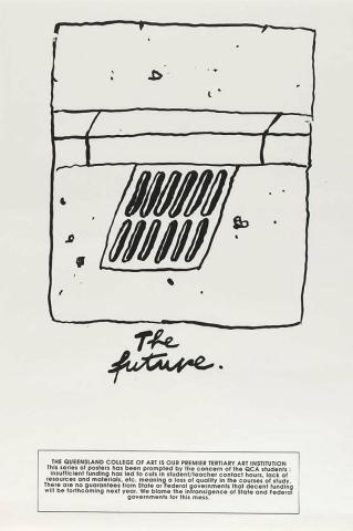 Artwork The future (from untitled series) this artwork made of Screenprint on paper, created in 1991-01-01