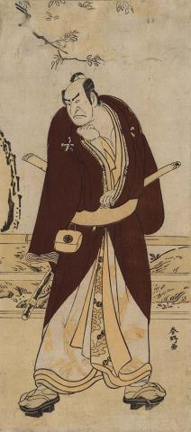 Artwork The actor Nakamura Nakazo this artwork made of Colour woodblock print on paper, created in 1775-01-01