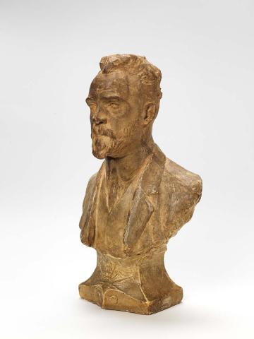 Artwork Arthur Streeton this artwork made of Plaster with buff patination
