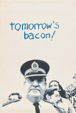 Artwork Tomorrow's bacon this artwork made of Photo-screenprint and screenprint on paper, created in 1977-01-01