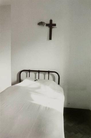 Artwork Untitled (A cell in the monastery) (from 'In the presence of angels - photographs of the contemplative life' series) this artwork made of Gelatin silver photograph on paper, created in 1988-01-01