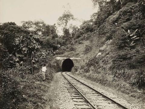 Artwork (Tunnel no. 11, Cairns) this artwork made of Gelatin silver photograph on paper, created in 1912-01-01