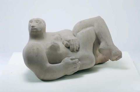 Artwork Reclining woman this artwork made of Sandstone, created in 1942-01-01