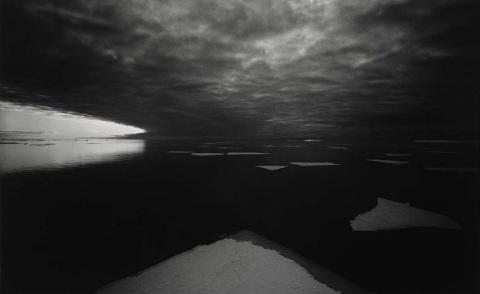 Artwork Untitled (from 'Pack ice, Antarctica' series) this artwork made of Gelatin silver photograph on paper, created in 1993-01-01