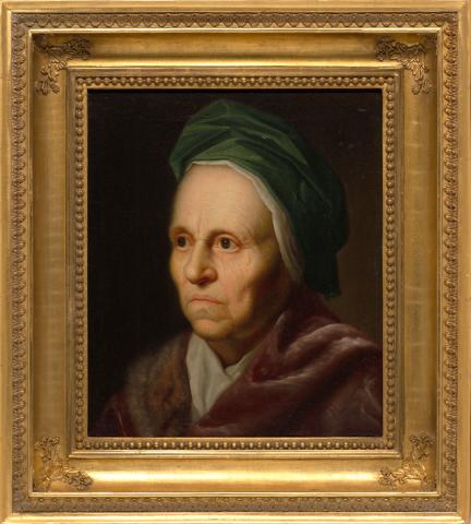 Artwork Portrait of an old German woman this artwork made of Oil on canvas, created in 1700-01-01