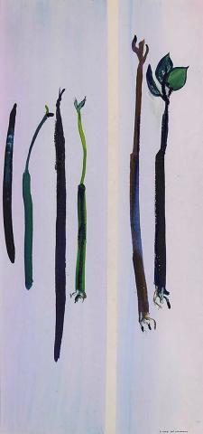 Artwork Mangrove rootlings this artwork made of Gouache on paper, created in 1973-01-01